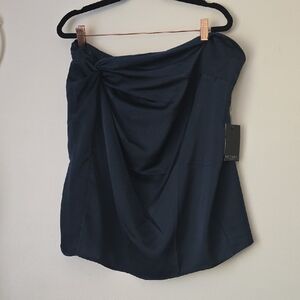 Eloquii Navy Blue Skirt